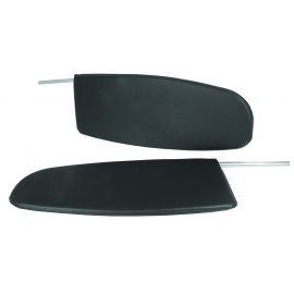 Sunvisors, Black Vinyl, Pair, TMI, Beetle 58-64, Cabrio 58-