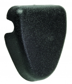 Upper plastic cover for seatbelt mount, Black, Mk1 Golf/Jett