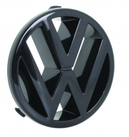 VW Grille Badge emblem, Gloss Black, Golf Mk2-3, T4