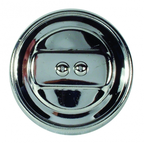 Oil filler cap, chrome