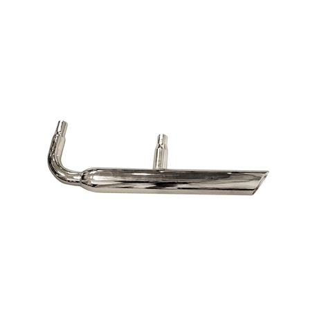 Zoom tube tailpipe for T1, Chrome
