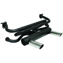 Exhaust, 2 Tip GT Style, 13-1600cc, T1 or Ghia,