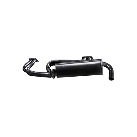 Exhaust, SQP T2/4 1.7-2.0,EMPI, Black Tailpipe