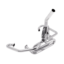 Exhaust Bobcat chrome EMPI 1.5" + stinger, less bafle