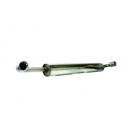 Silencer Stainless steel with 2x3" tail pipes, 1700-2000cc