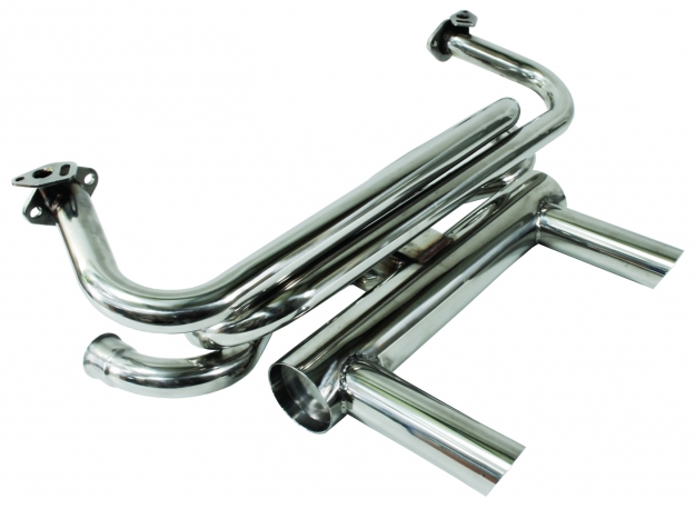 2 Tip GT exhaust Stainless Steel, Beetle, Ghia