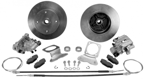 Rear Disc Kit, EMPI, T1 68-72 S/axle & IRS 4/130