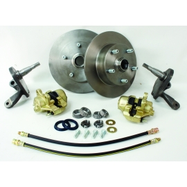 Front Disc Kit, 5/130 T1 EMPI, With Drop K&L Spindles
