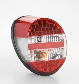 LED Taillight, 74-, Red/Clear/Red, Each