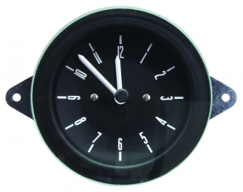 Smiths Clock T2 76-79 OE Style Black Face 12v