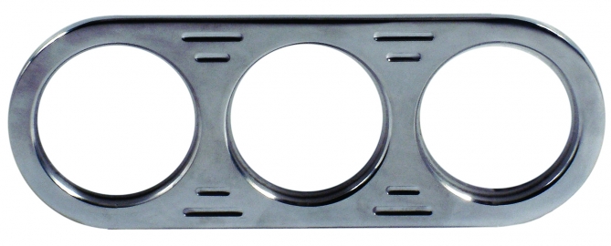 Billet Dash, 3 small Polished