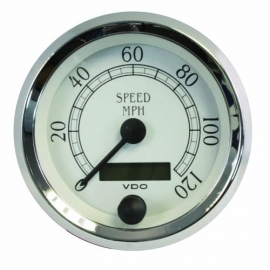 VDO Speedo 86mm, 3 3/8, 120mph, Royale