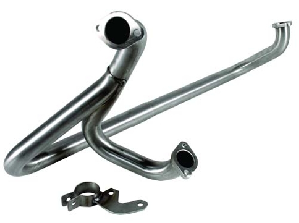 Rear Pipework Set T25 1986 Stainless Steel