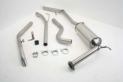 Stainless Exhaust System, Single Turndown, SWB, T4 96-03