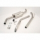Stainless Exhaust System, Single Turndown, LWB T4 96-