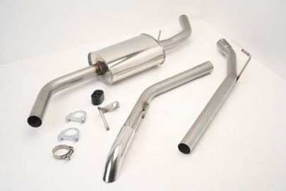 Stainless Exhaust System, Single Turndown, LWB T4 96-