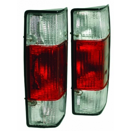 Tail Lamps, Pair, Clear Indicator Lens, Caddy 83-92