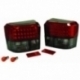 Rear Light Set, LED Red/Smoked, T4 90-03