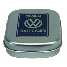 Metal Peppermint Box, Classic Parts Logo, Genuine VW