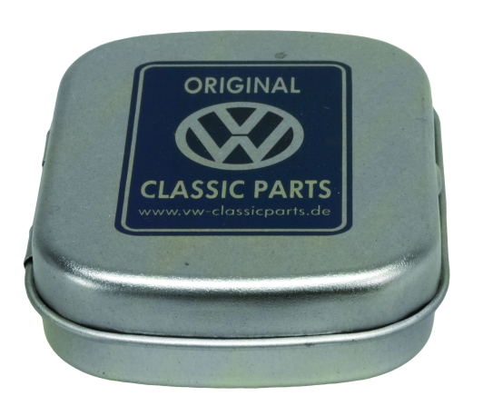 Metal Peppermint Box, Classic Parts Logo, Genuine VW