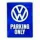 Metal Sign, 30x40cm VW Parking only