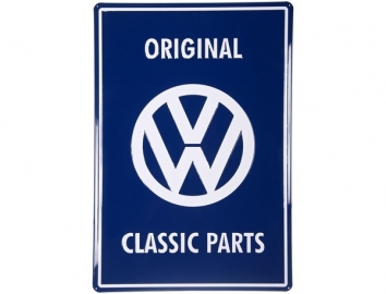 VW Classic Parts Metal Sign 55x80cm