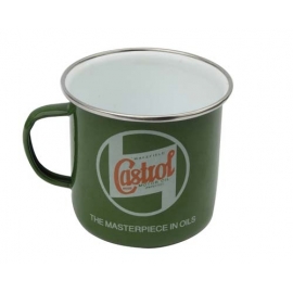 Castrol Classic Green Enamelled Tin Mug