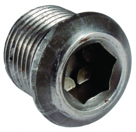 Screw, oil relief valve, Hex Better, than slotted