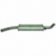 Exhaust, Mid silencer, 2.4D, SWB, T4 90 12/95
