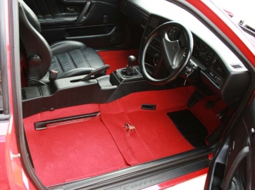 Carpet set, Corrado RHD in black