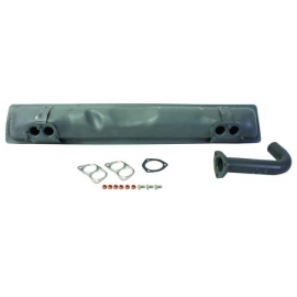 Exhaust kit, Silencer, Tailpipe, Fitting Kit, 2.0/1.9 T25