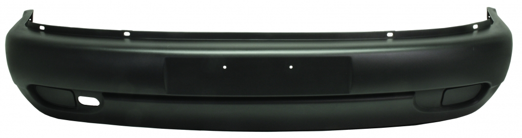 Bumper, Front, Black Textured, Long Nose, T4 96-03
