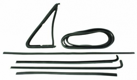 Cab Door Seal Set, Opening Qtr Light, Trimless, Right, T25