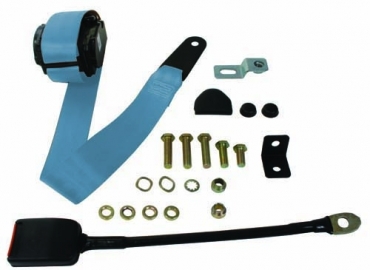 Cinturones de Seguridad, delanteros, 3 Puntos, Inertia, Hebilla Moderna, Azul