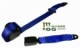 Rear Seat Belt, 3pt Inertia, Modern Buckle, Blue Web