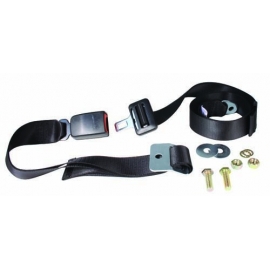Cinturones de Seguridad, 2 Puntos, Hebilla Moderna, Negro