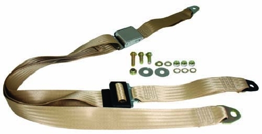 Cinturones de Seguridad, 3 Puntos, Statico, Hebilla Moderno, crema