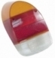 Rear light lens, Repro 1.3 1.6, amber/red/clear 68 73 Beetle