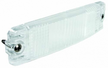 Bumper Mount Indicator Lens, Clear, Curved, 8/74 79 Beetle