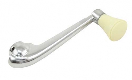 Window Winder Handles in Chrome and Ivory, Beetle 46 67 Pair