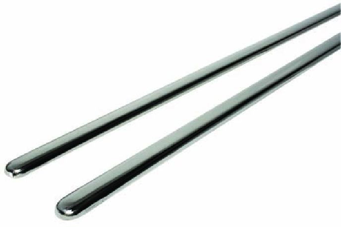 Running Board Trims in Stainless Steel, Pair, Beetle 67-72