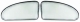 Pop-Out Rear Quarter Window Kit, Beetle 50-64