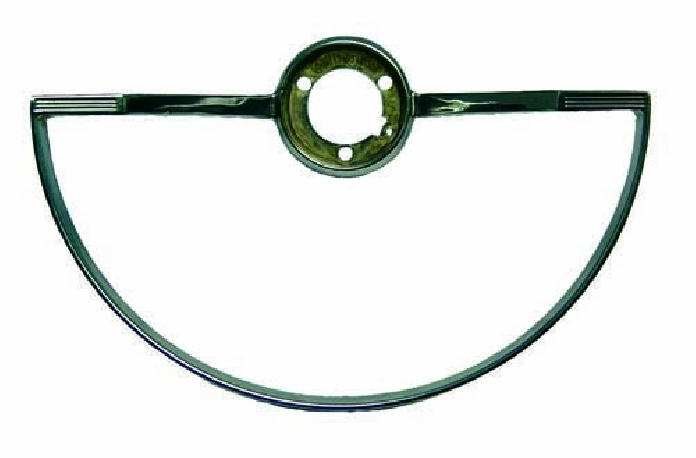 Horn Push, Chrome, Semi Circle, Beetle 62-71, Ghia 62-71