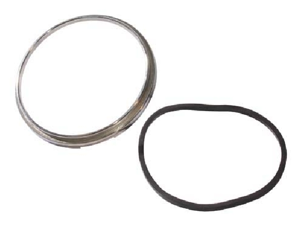 Retaining Ring Including Gasket, Speedo, Chrome