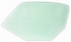 Door Window Glass, Green, Left, Cabrio, Karmann Ghia