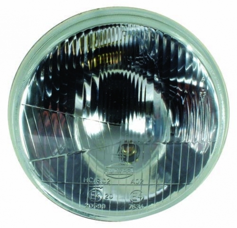 Headlight, Semi Sealed, No Side Light, US, LHT, T1/2 E