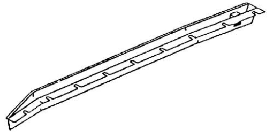 Sill Strengthener, Left, Beetle Cabrio 50-70