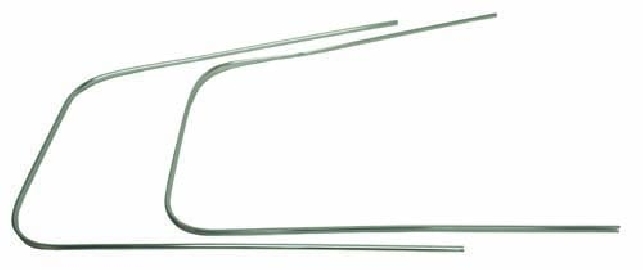 Front screen trims, Beetle Cabrio 58-64