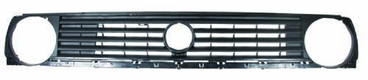 Front Grille, 5 Slat Single Headlamp, Repro, Mk2 Golf 87-92