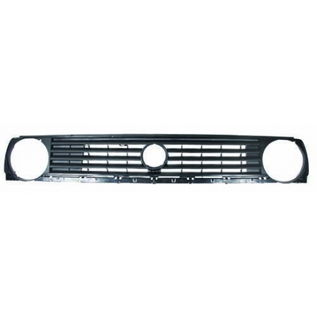 Front Grille, 5 Slat Single Headlamp, Repro, Mk2 Golf 87-92